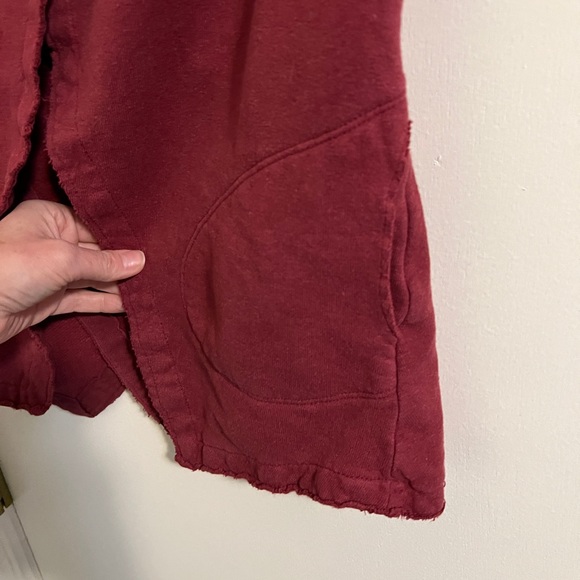 Prairie Underground Maroon Waterfall Vest - Picture 3 of 10